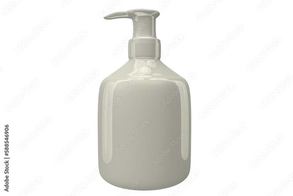 Gray dispenser bottle Gray dispenser bottle
