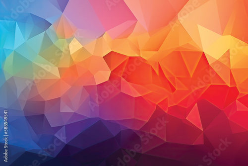 Low poly abstract background