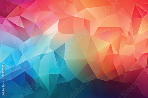 Low poly abstract background © Larva Head