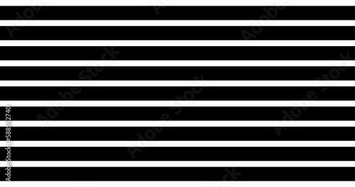 Black and white striped pattern