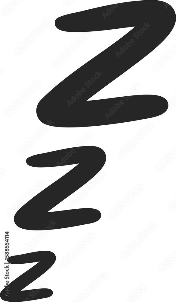 Zzz sound, snoring and sleeping sign. Good night Zzz sound, snoring and sleeping sign. Good night