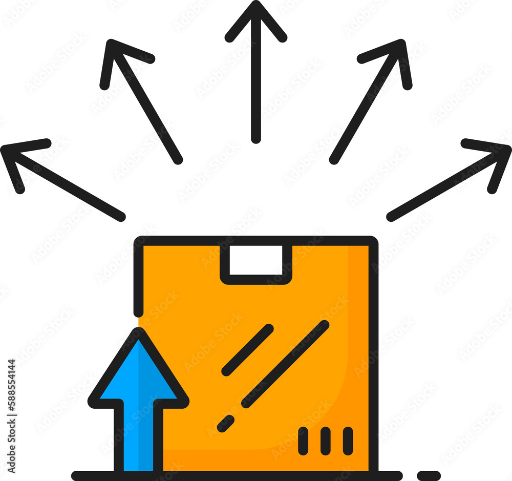 Resource planning ERP icon. Delivery cargo control Resource planning ERP icon. Delivery cargo control