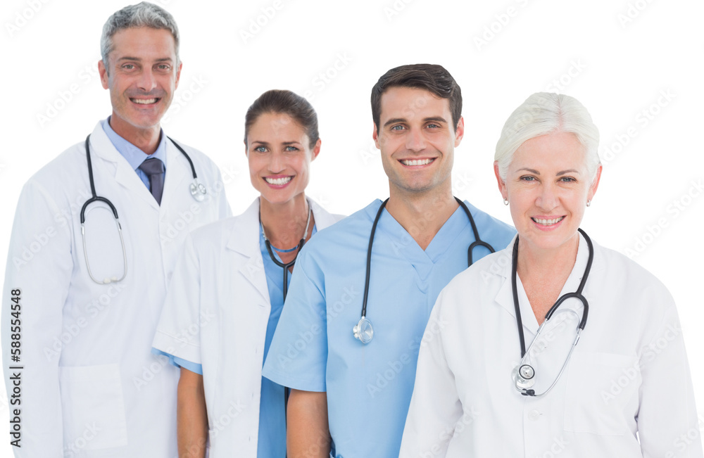 Portrait of confident medical team Portrait of confident medical team