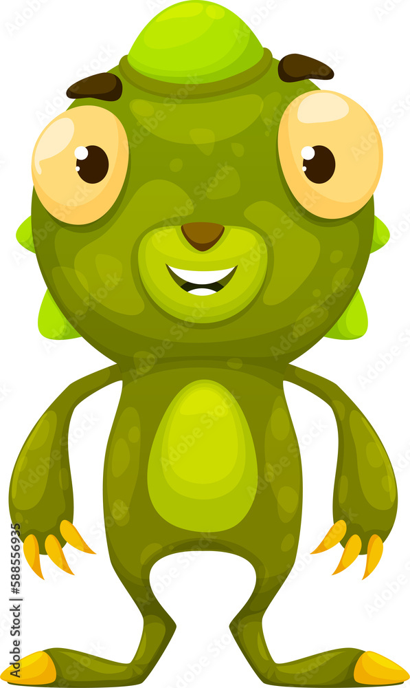 Creepy monster, cartoon character scary personage Creepy monster, cartoon character scary personage