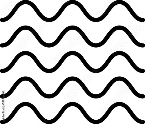 Memphis geometric shape, minimal line pattern