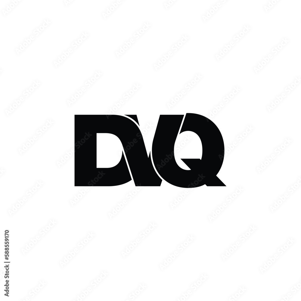 DVQ letter monogram logo design vector DVQ letter monogram logo design vector
