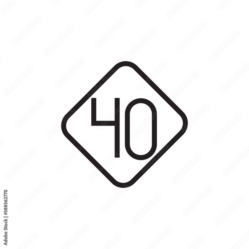 Sign Notice Traffic Outline Icon Sign Notice Traffic Outline Icon