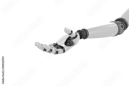 Digital image of robotic hand