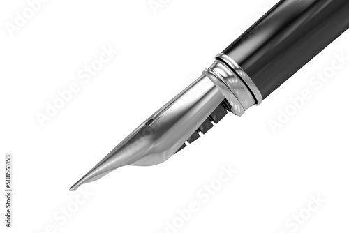 Close-up of black writing implement