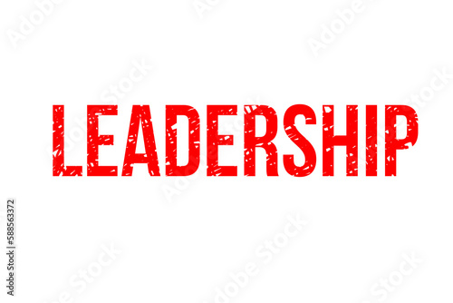 Digitally generated image of Leadership text 
