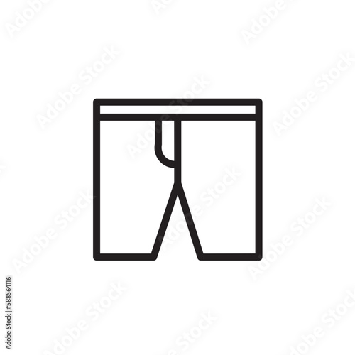 Fashion Nicker Sewing Outline Icon