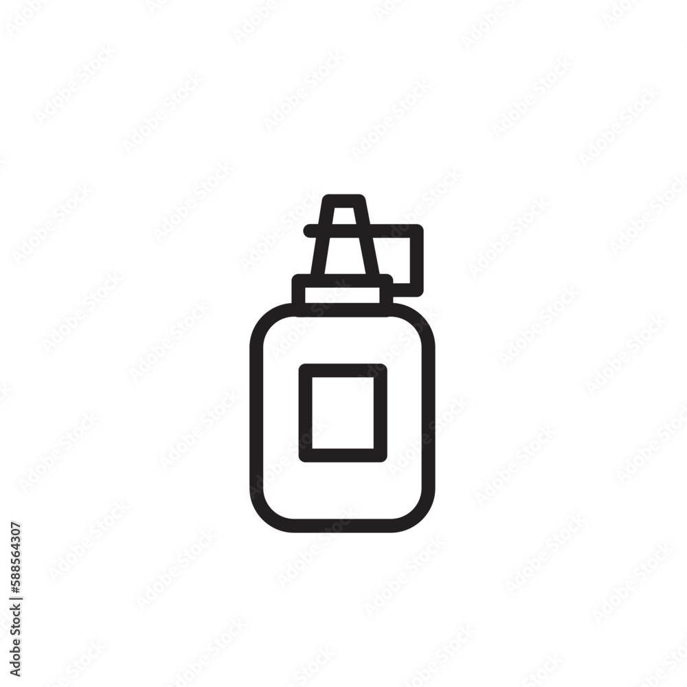 Craft Glue Paper Outline Icon Craft Glue Paper Outline Icon