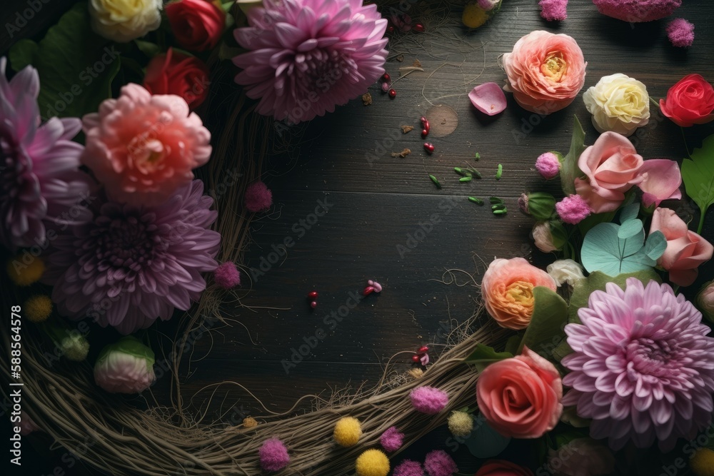 Fototapeta premium Mother's Day inspired floral design