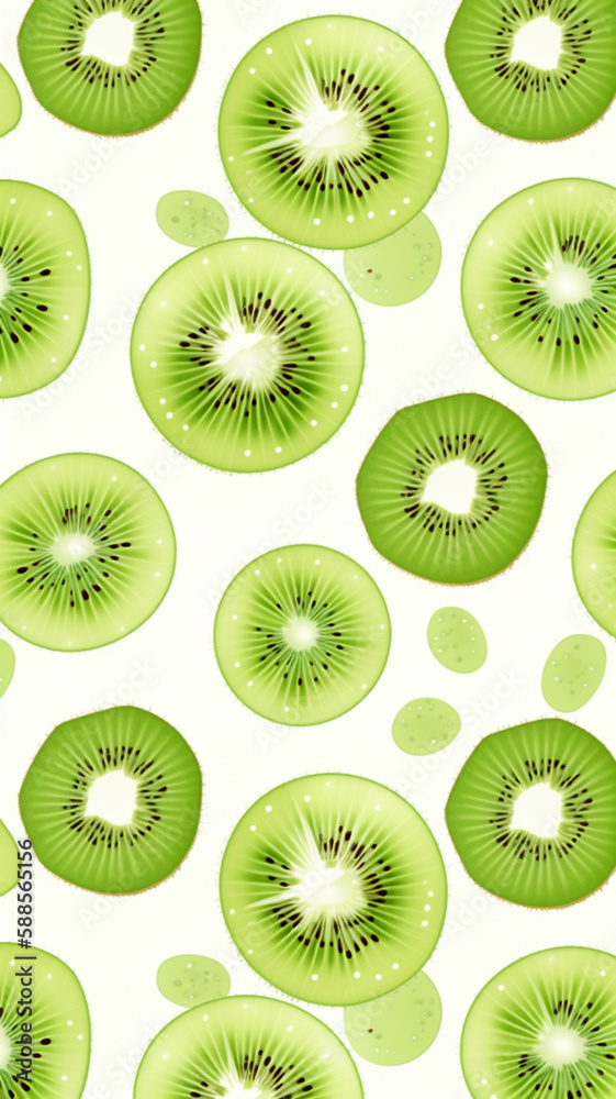 slices of kiwi slices of kiwi