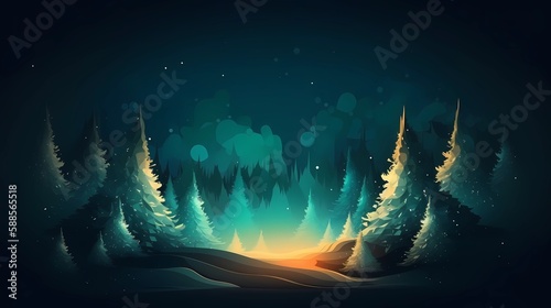 Christmas tree background header wallpaper