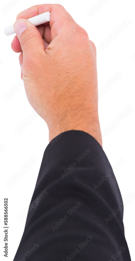 Fototapeta premium Hand writing with chalk