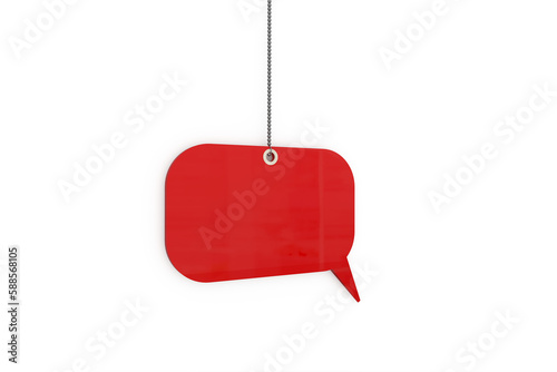 Graphic image of speech bubble shape sale tag