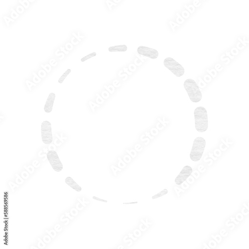 Digital composite of circle design