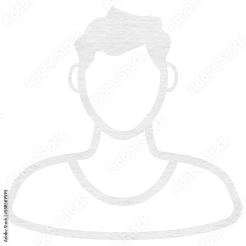 Obraz na plátne Composite image of male likeness