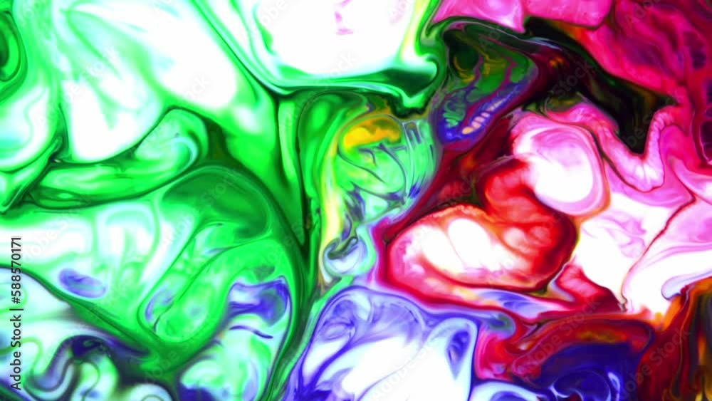 Abstract Beauty Timeless of Art Ink Paint Explode Colorful Fantasy Spread Abstract Beauty Timeless of Art Ink Paint Explode Colorful Fantasy Spread
