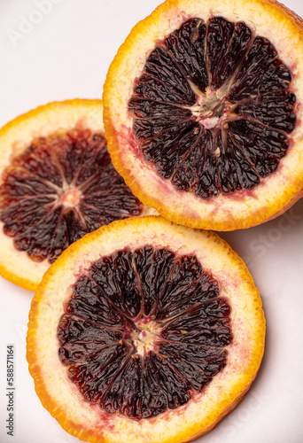 slices of blood orange