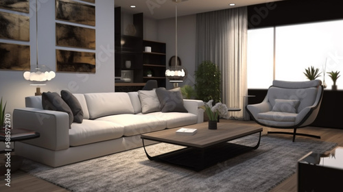 Modern Ideas for Interior Living Room Design © Stock Venture 