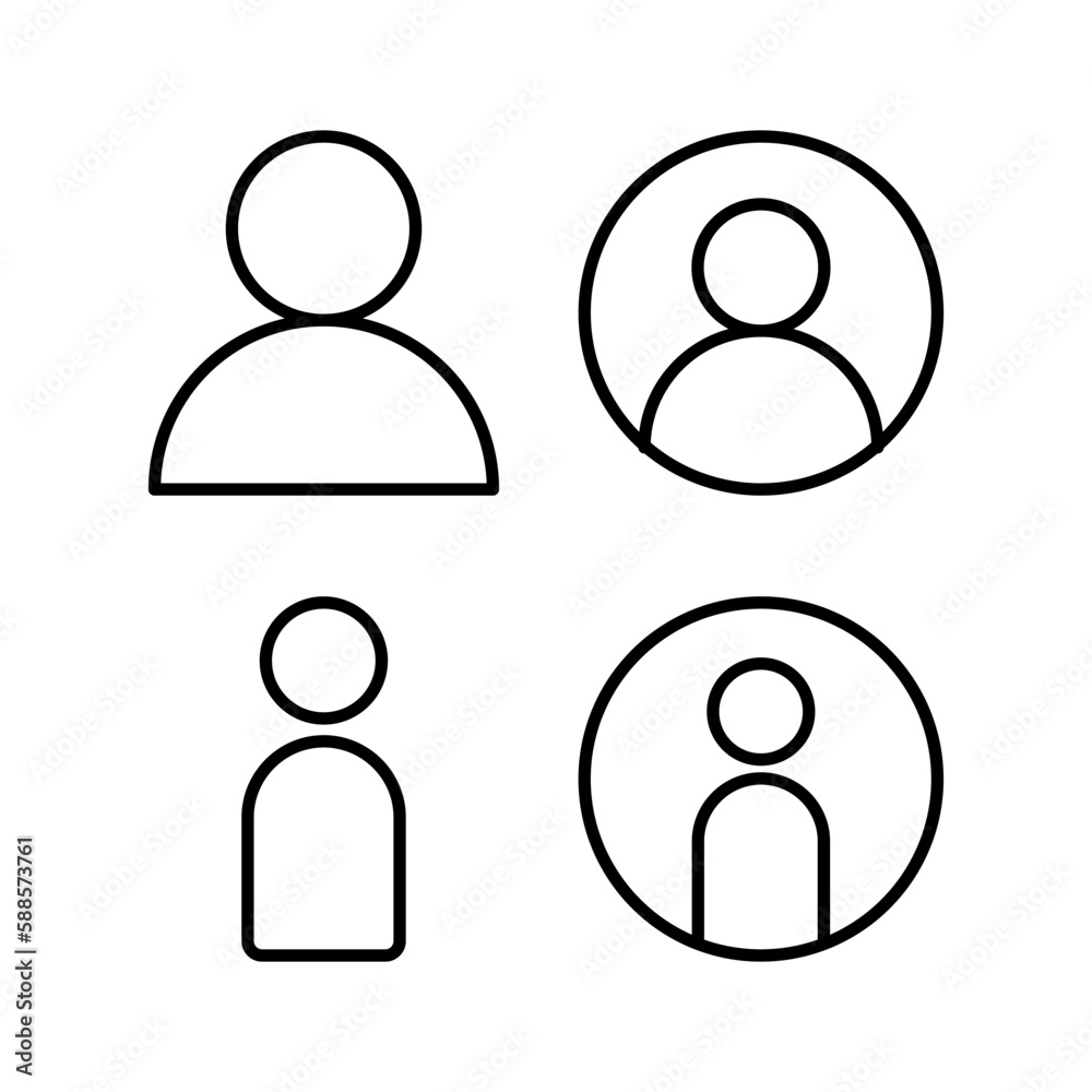 User Icon vector illustration. person sign and symbol. people icon. User Icon vector illustration. person sign and symbol. people icon.