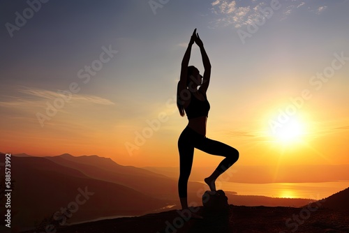 an image that showcases the benefits of yoga for physical health and stress reduction