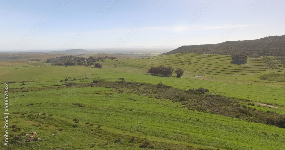 Idyllic view of landscape against sky