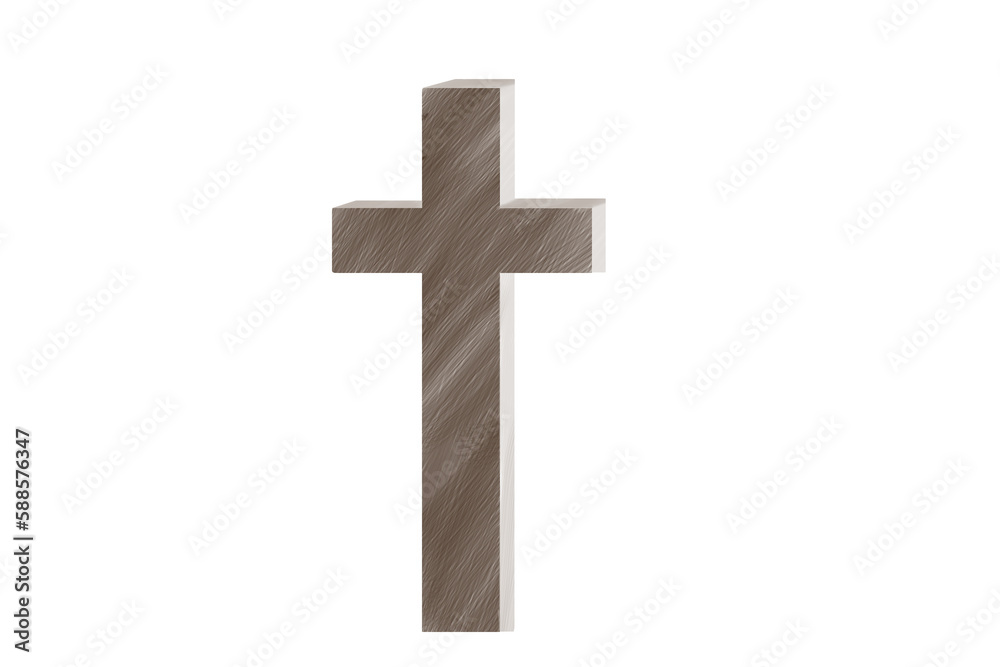 Digital image of cross 