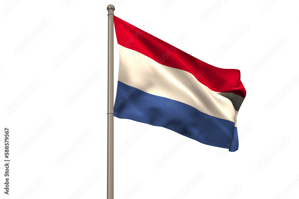 Digitally generated dutch national flag Digitally generated dutch national flag