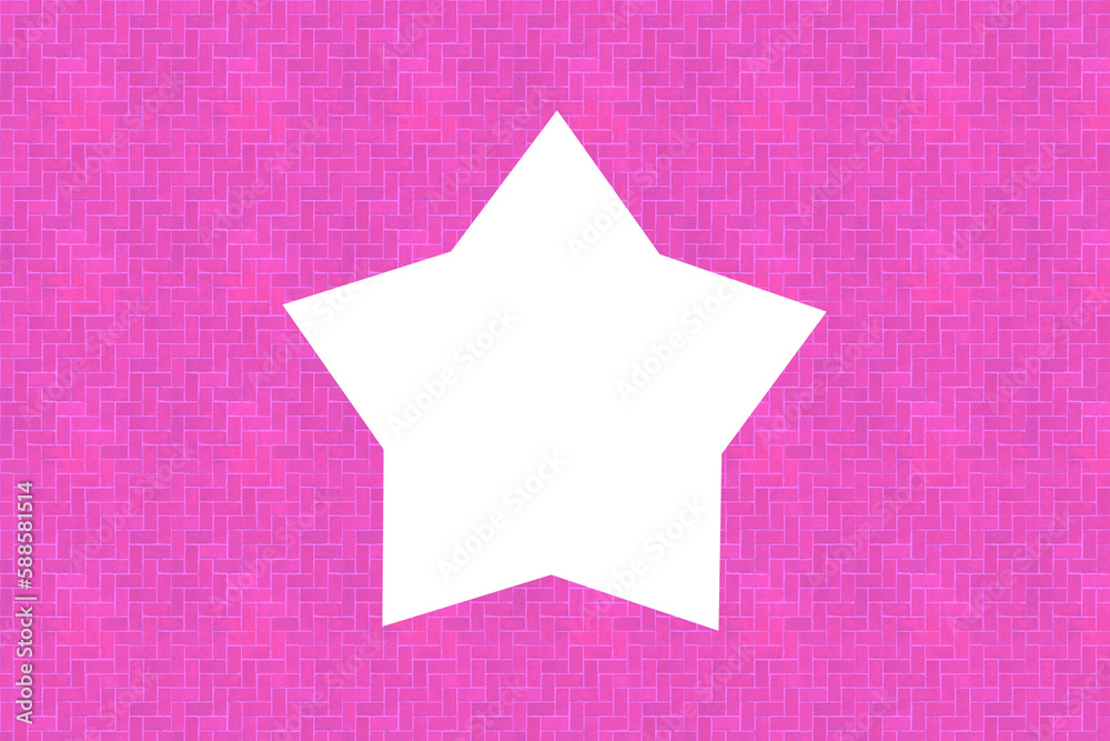 Geometric star shape Geometric star shape