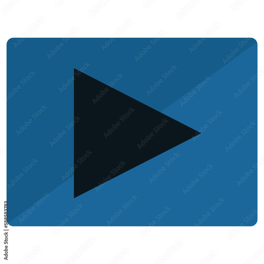 Digital composite image of play button Digital composite image of play button