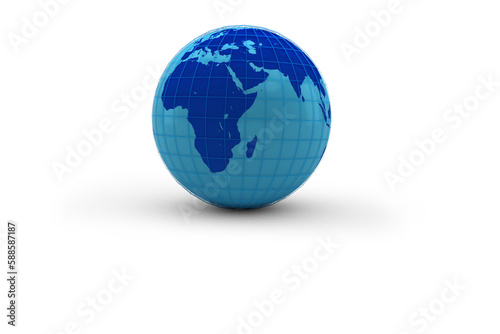 3D illustration of globe