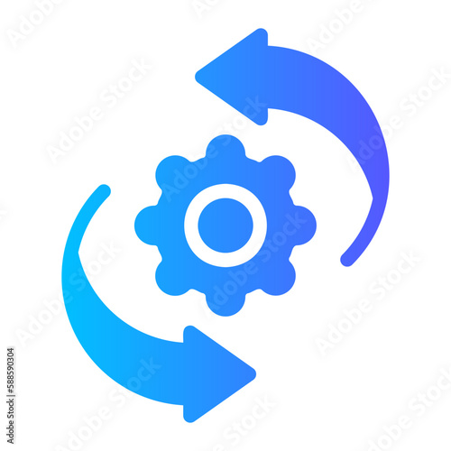 synergy gradient icon