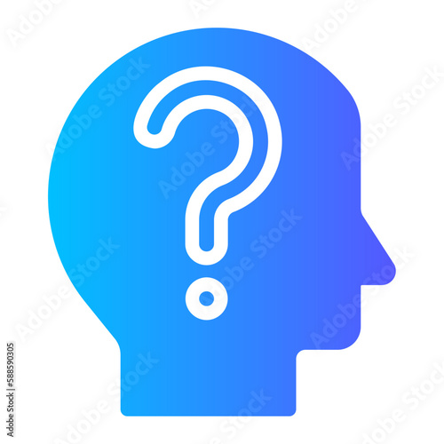 predicament gradient icon