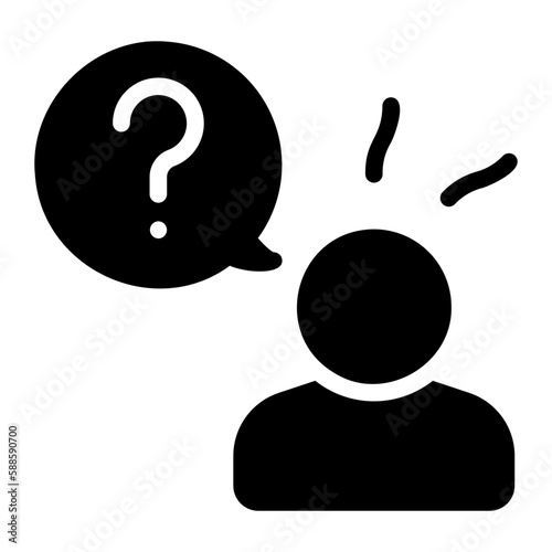difficulties glyph icon