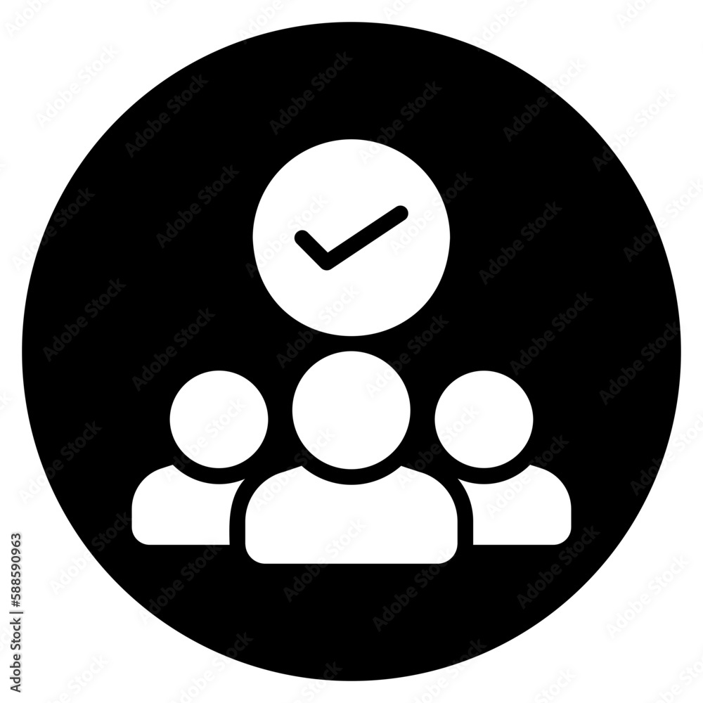 teamwork glyph icon teamwork glyph icon