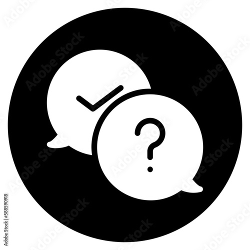 question mark glyph icon