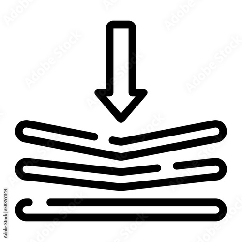 resilience line icon
