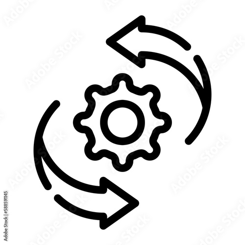 synergy line icon