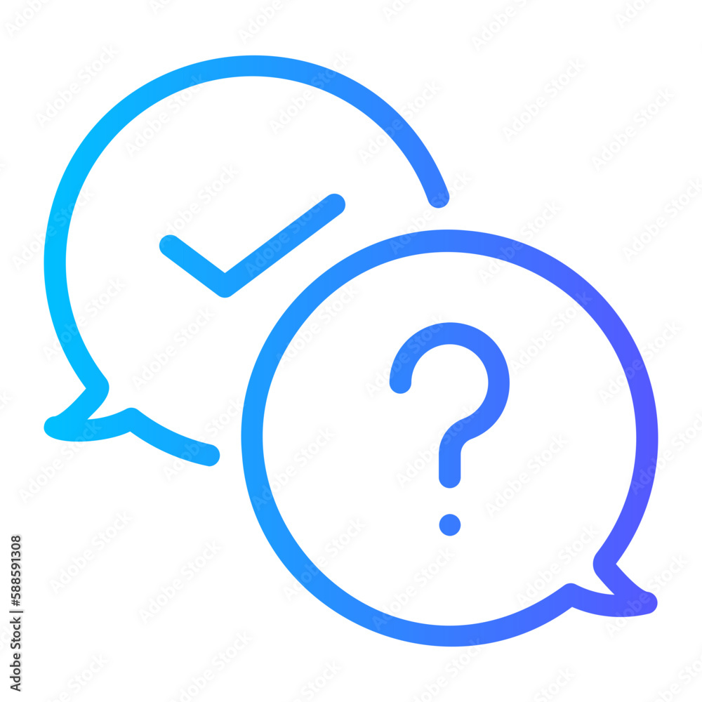question mark gradient icon question mark gradient icon