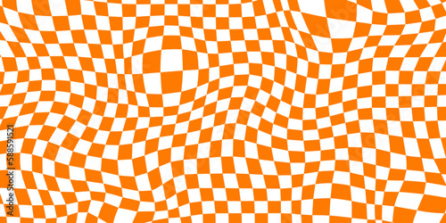 Fotografia, Obraz Trippy checkerboard background