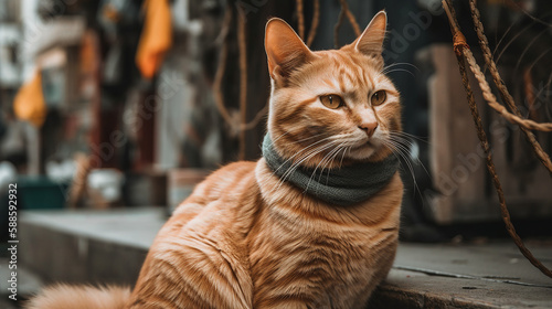 cats in urban environments, generated ai technology