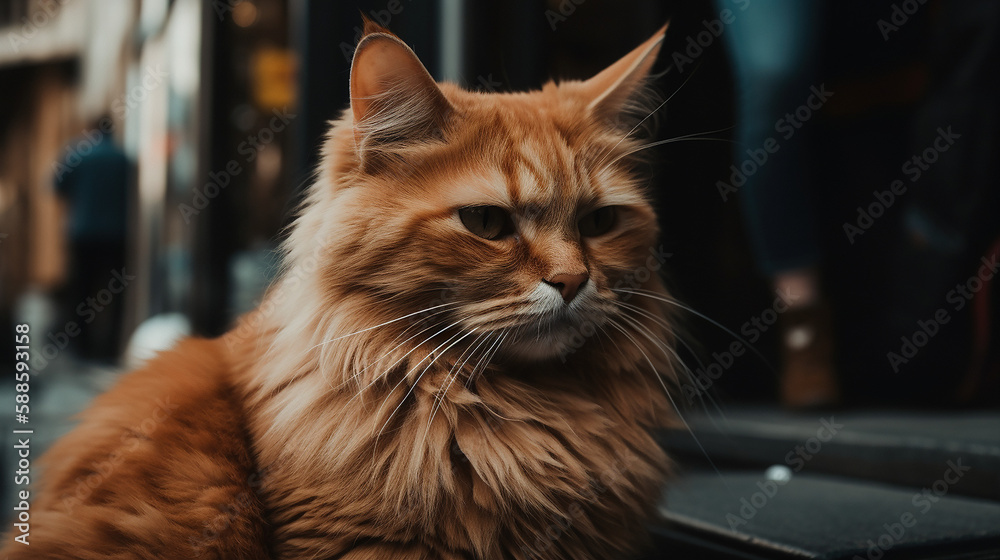 cats in urban environments, generated ai technology