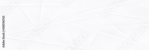 white crumpled paper background or texture, vector concept design