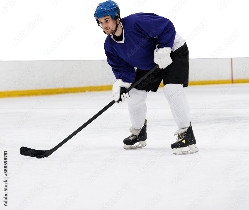 Fototapeta premium Player playing ice hockey
