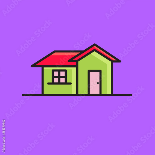 House icon design illustration in vector style