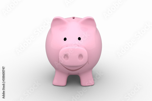 Digital image of piggy bank