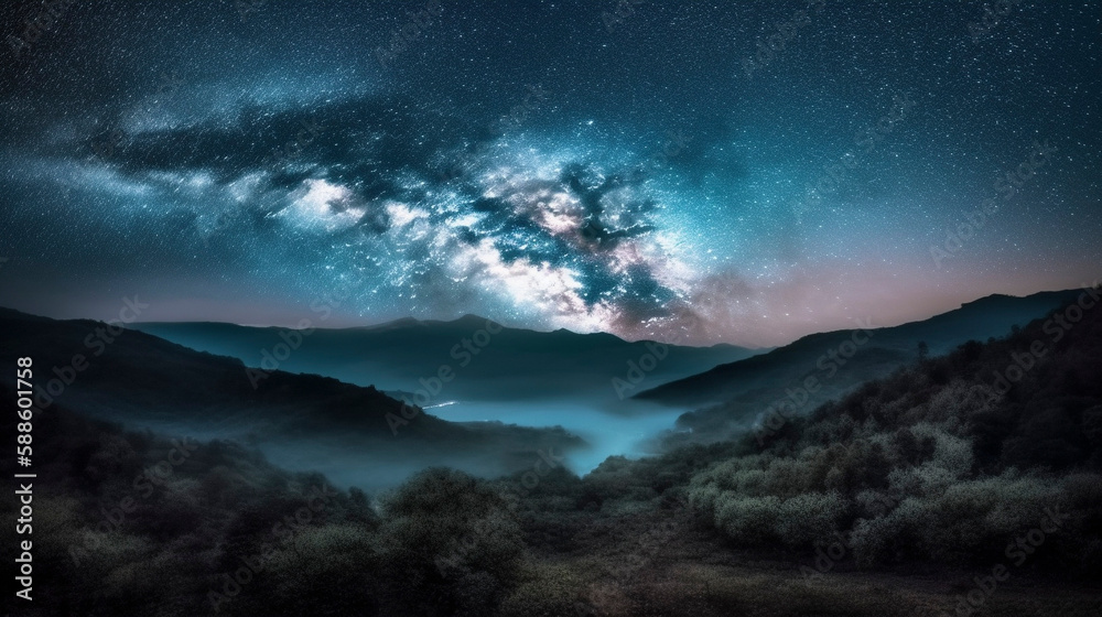 AI art starry sky 星空 AI art starry sky 星空